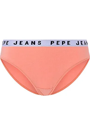 Pepe Jeans Solid Bikini, Intimo in Stile Bikini Donna, Arrancione (Peach),M