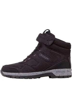 Kappa Lithium Kids Sneaker a collo alto Unisex - Bambini e ragazzi, Nero (black/grey), 30 EU