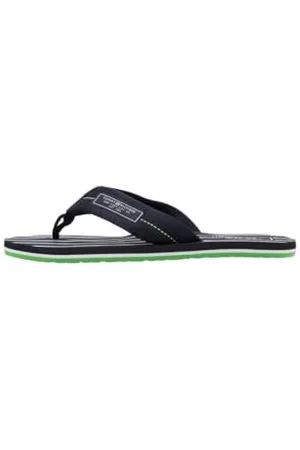 Tommy Hilfiger PATCH HILFIGER BEACH SANDAL, Infradito Uomo, Blu (Desert Sky), 40 EU