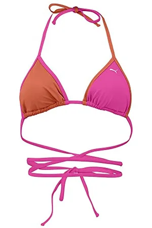 PUMA Triangle T Top bikini, (Pink / Chili), XS Donna