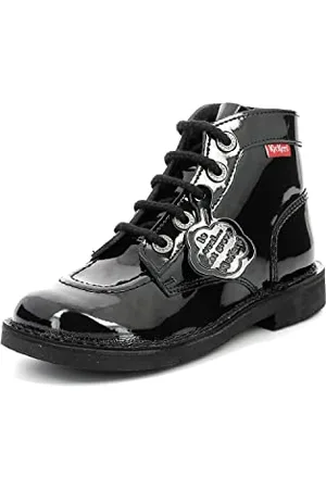 Kickers Kick col, Stivali Classici, Noir , 41 EU