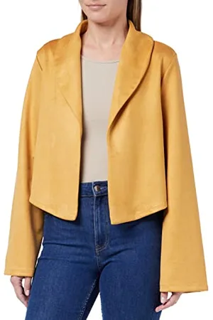 KENDALL + KYLIE KENDALL & KYLIE K&K W Suede Uneven Jacket KKW3716103, , M, M Women
