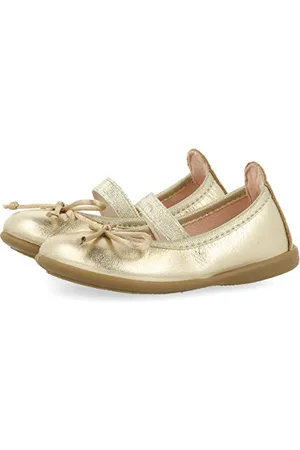 Gioseppo Ballerine in pelle color oro per bebé Leknes
