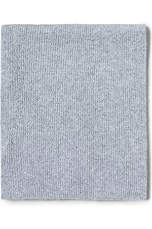 ONLY Onllinea Life Rib Sciarpa Acc, Grigio Chiaro Melange/Dettaglio: Lurex Argento, Etichettalia Unica Donna