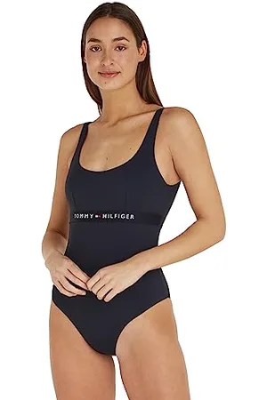 Tommy Hilfiger Costume da Bagno Donna One Piece Cut-out, (Desert Sky), M