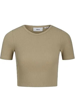 JACK & JONES JJXX Jxflorie SS Rib Tee Noos T-Shirt, , XS Donna