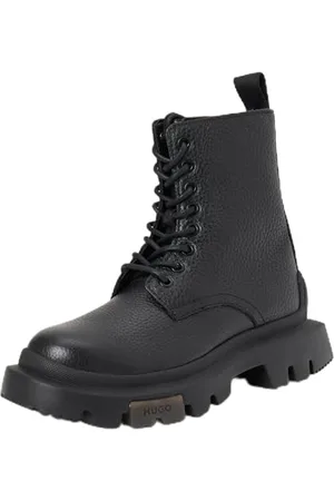 HUGO BOSS Fabyan_LuBootie_GRLT, Stivaletto Donna, Black, 37 EU