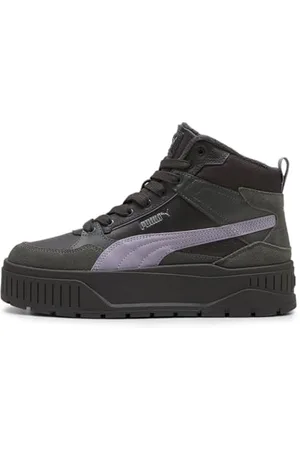 PUMA Karmen II Idol Mid WTR, Sneaker Donna, Flat Dark Gray-Pale Plum Silver, 40.5 EU