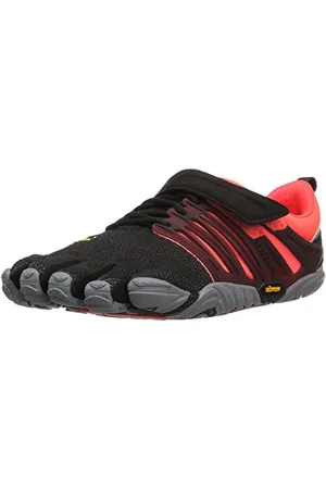 Vibram V-Train - Scarpe da Fitness Donna, Nero (Black/Coral/Grey Black/Coral/Grey), 35 EU