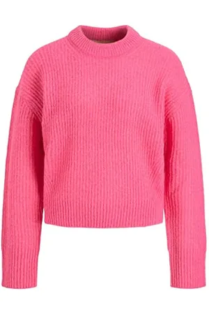 JJXX Jxember LS Fluffy Crew Neck Knit Noos Maglione, , L Donna