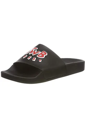 THE WHITE BRAND Love Twb 3D, Sandali Punta Aperta Unisex-Bambini, Multicolore (Black Red Black Red), 31 EU