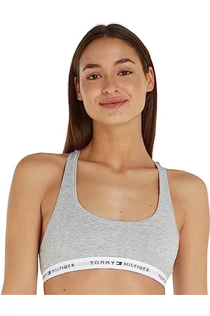 Tommy Hilfiger Bralette Donna Elasticizzata, (Light Grey Heather), XL