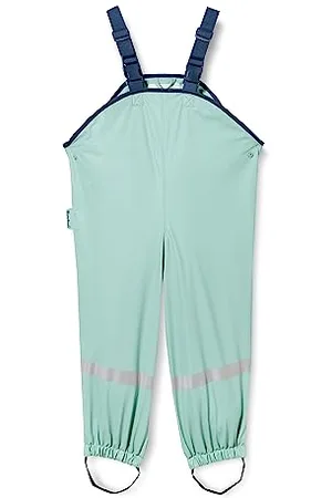 Playshoes Pantaloni fango, salopette antipioggia, fodera in pile, Pantaloni antipioggia antivento e impermeabili Unisex - Bambini e ragazzi, , 116