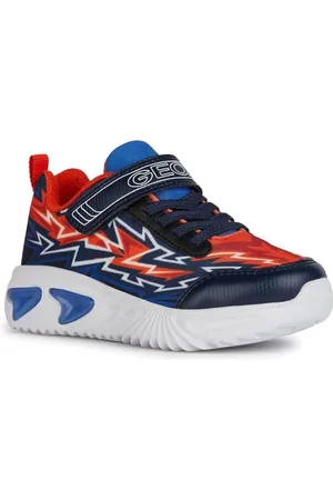 Geox J Assister Boy B, Scarpe da Ginnastica, Blu Navy, 38 EU