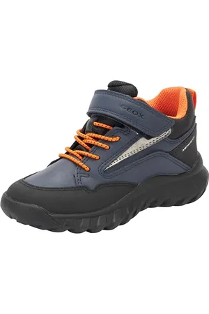 J Simbyos Boy B ABX, Scarpe da Ginnastica, Arancione Navy, 24 EU