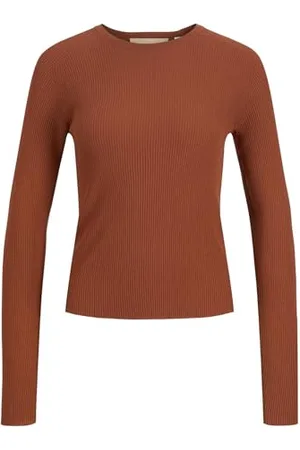 JJXX Jxtaya LS Ribbed Crew Neck Knit Maglione, , L Donna