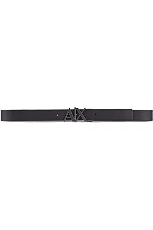 Armani Exchange Cintura Reversibile Con Piastra A Cerniera Con Logo, Cintura, Uomo, ( /Phantom - /Phantom 43120), 34