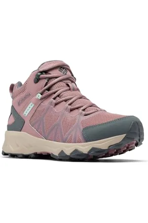 Columbia Peakfreak 2 Mid Outdry, Scarponi da trekking alta Donna, Fig/Cool Green , 38 EU