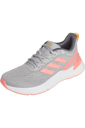 adidas Response Super 2.0 J, Scarpe da Ginnastica Basse Unisex - Bambini e Ragazzi, Grigio Due/Rosso Acido/Arancio Lampeggiante, 38 2/3 EU