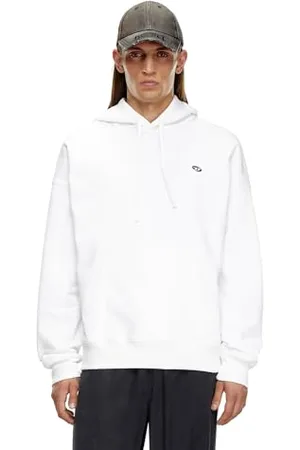 Diesel S-Rob-Hood-doval-pj Sweat-Shirt Maglia di Tuta, (Bianco Sporco), 3XL Unisex-Adulto