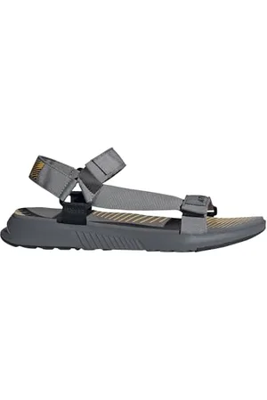adidas Unisex - Adulto Terrex Hydroterra Light Sandals, Solid Grey/Charcoal/Semi Spark, 46 EU