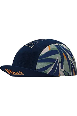 Abus Race Cap - cappellino da ciclista alla moda con fascia antisudore - protezione sole, insetti e sudore - adatto sotto il casco per bici da corsa - per uomo/donna - scuro con motivo, taglia S