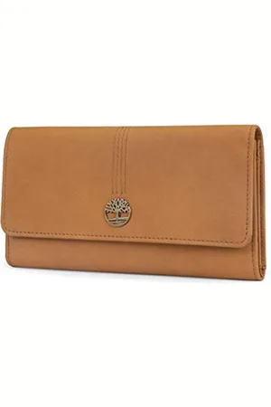 Timberland Leather RFID Flap Wallet Clutch Organizer, Portafogli Donna, (Nubuck), Taglia Unica
