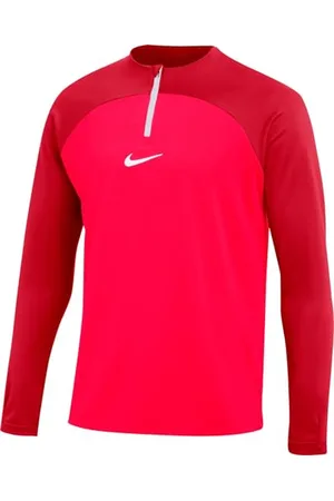 Nike Academy PRO Dril T-Shirt, Bright Crimson/University Red, S Uomo