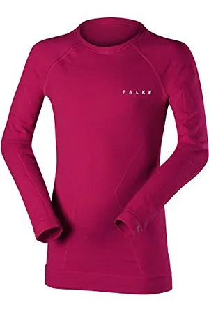 Falke Wool-Tech K L/s Sh lana filo funzionale asciugatura rapida 1 pezzo, Maglia Unisex - Bambini, , 134-140
