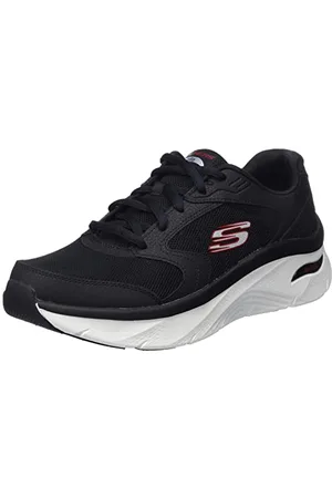 Skechers 232501 Bkrd, Scarpe da ginnastica Uomo, Pelle Nera Tessuto Duraleather, 42.5 EU