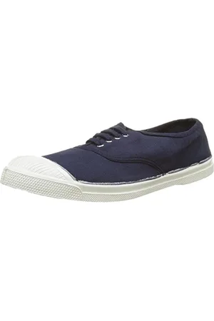 Bensimon Tennis Lacet Femme, Scarpe da Ginnastica Basse Donna, Blu (Marine), 37 EU
