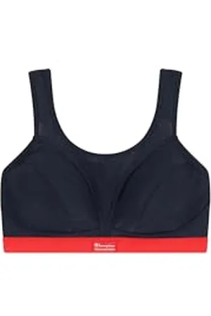 Champion Sa Sn109 D+max Bra Reggiseno sportivo, (Blu/Rosso), 4D Donna