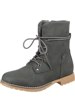 LICO Linea, Stivaletti Bambina, Grigio (Anthrazit Anthrazit), 34 EU