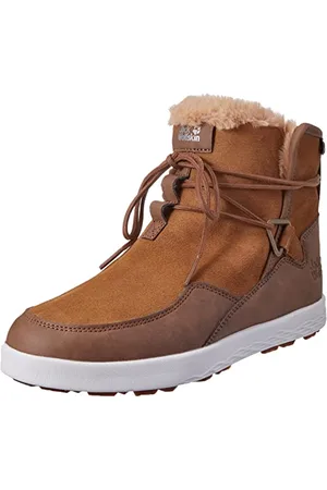 Jack Wolfskin Auckland WT Texapore Boot W Wasserdicht, Scarpe da Arrampicata Alta Donna, Marrone (Desert Brown/White 5215), 36 EU