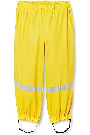 Playshoes Pantaloni fango, salopette antipioggia, fodera in pile, Pantaloni antipioggia antivento e impermeabili Unisex - Bambini e ragazzi, , 92
