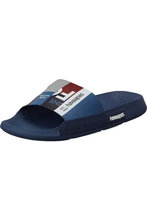 Slide Print, Slides Unisex - Adulto, Blu (Blu Indaco), 35/36 EU