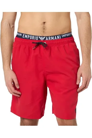 Emporio Armani Logoband Swim Bermuda, Costume da Bagno Uomo, (Red), 50