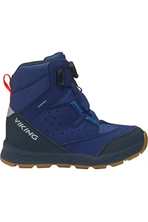 Viking Es​p​o​ Hi​g​h​ 2 WP BOA Wa​r​m​, Stivali da Neve Unisex - Bambini e ragazzi, Multicolore (Cobolt/Red), 36 EU
