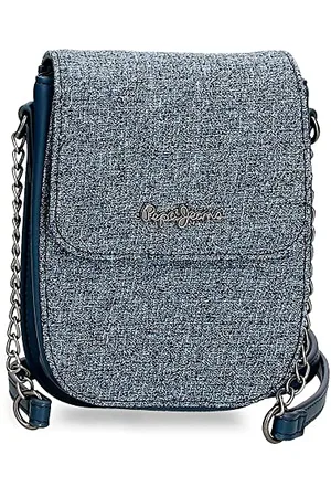 Pepe Jeans Maddie Borsa da corriere 13,5 x 17,5 cm Poliestere con Dettagli in finta pelle, , Bandolera Portamóvil, Borsa a tracolla per cellulare