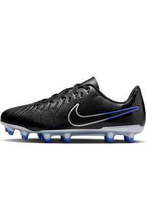 Nike JR Tiempo Legend 10 Club Black/Chrome-Hyper Royal, Scarpe da Ginnastica Unisex-Bambini, 33.5 EU