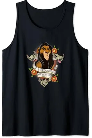 Disney The Lion King Scar With Hyenas Surrounded By Idiots Canotta