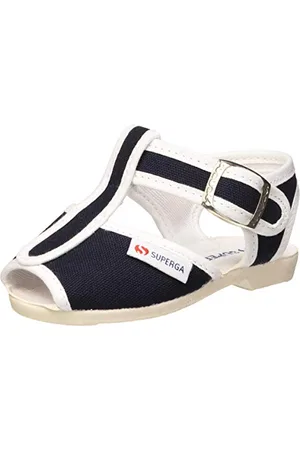 Superga 1200 COTJ, Sandali con Chiusura a T Unisex - Bimbi 0-24, , 19 EU
