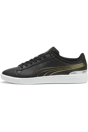 PUMA Vikky v3 Metallic Shine, Sneaker Donna, Black Gold White, 36 EU