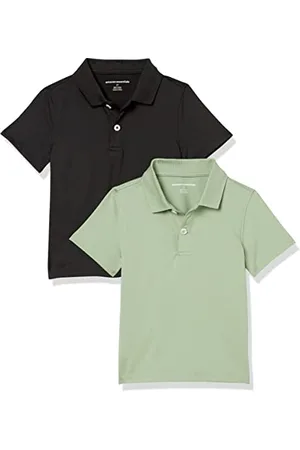 Amazon Polo Sportive da Allenamento Bambini e Ragazzi, Pacco da 2, , 5 Anni