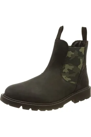 Geox J Shaylax Boy A, Stivaletti Bambini e ragazzi, Nero (Black/Mimetic), 30 EU
