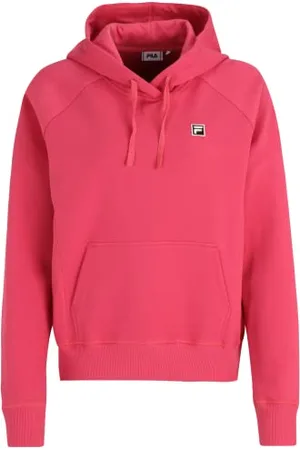 Fila Bibinje Felpa con Cappuccio, Cremisi, XL Donna