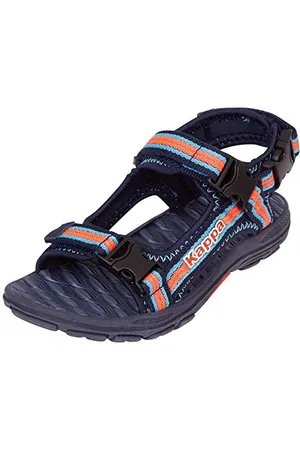 Kappa Rusheen Kids Sandali con Cinturino alla Caviglia Unisex - Bambini e ragazzi, Blu (Navy/Coral), 35 EU