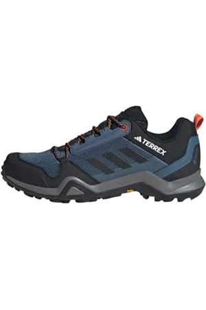 adidas Terrex AX3 Gore-Tex Hiking Shoes, Scarpe da Trekking Uomo, Wonder Steel/Core Black/Orange, 39 1/3 EU