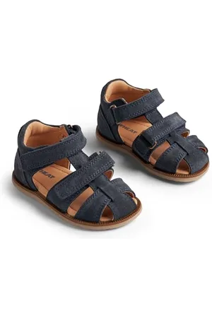 WHEAT Geschlossene Sandale Baya-Unisex-Echtes Leder, Scarpe per Chi Inizia a Camminare Bambini, , 24 EU
