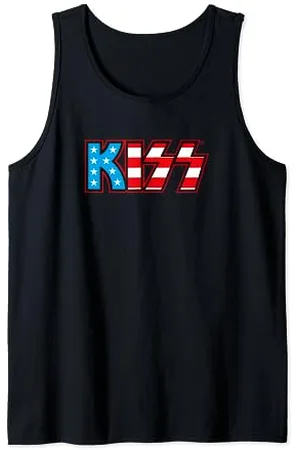 Kiss Logo USA Canotta